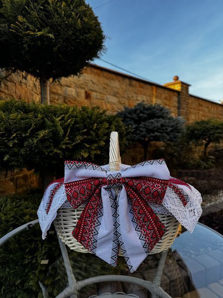 Пасхальный набор текстиля на корзинку артикул: 20 фото